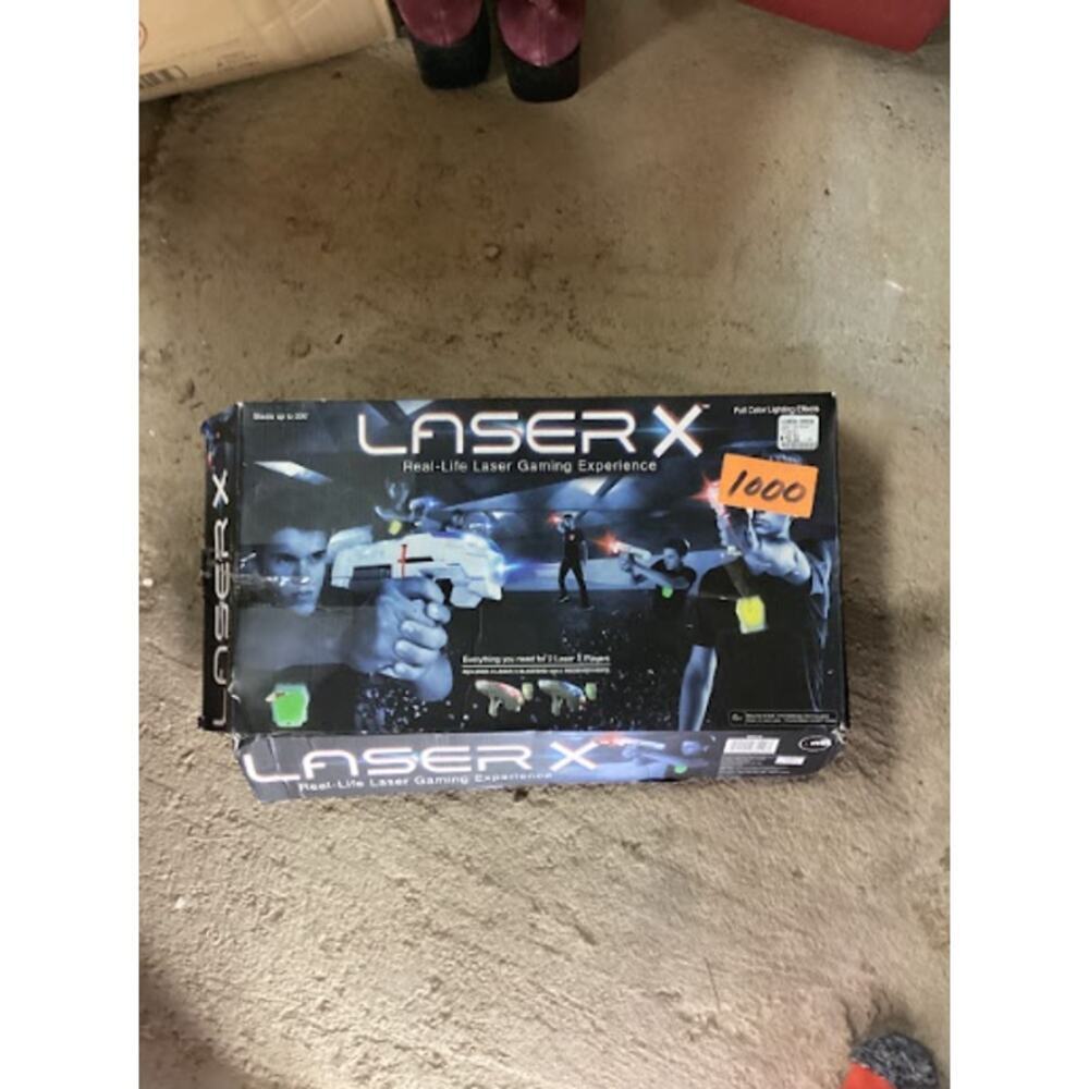 Laser X Two Player Laser indoor Gaming Set Color Lighting Effects Z321 IT WORKS